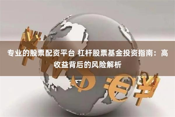 专业的股票配资平台 杠杆股票基金投资指南：高收益背后的风险解析